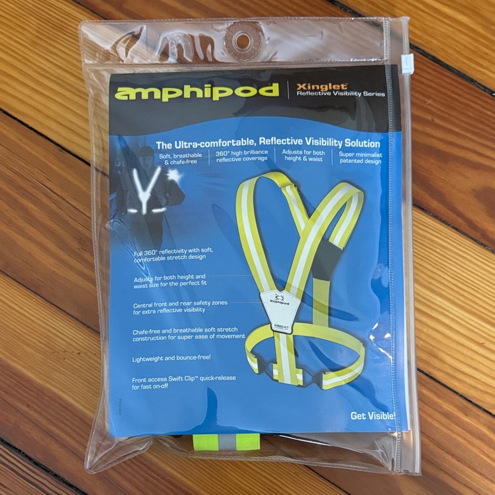 Amphipod Reflective Visibility Xinglet - Yellow